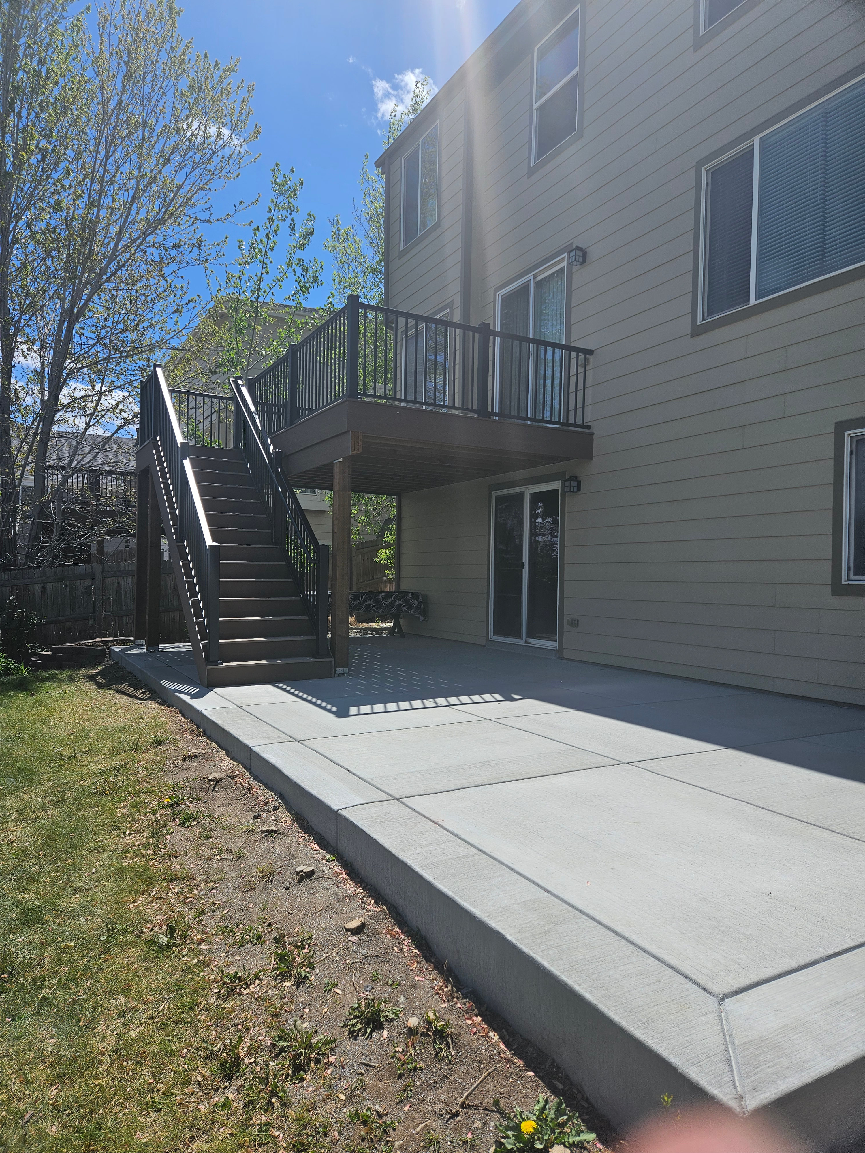 2025.04.30 Stairs, Deck, and Patio. After 4