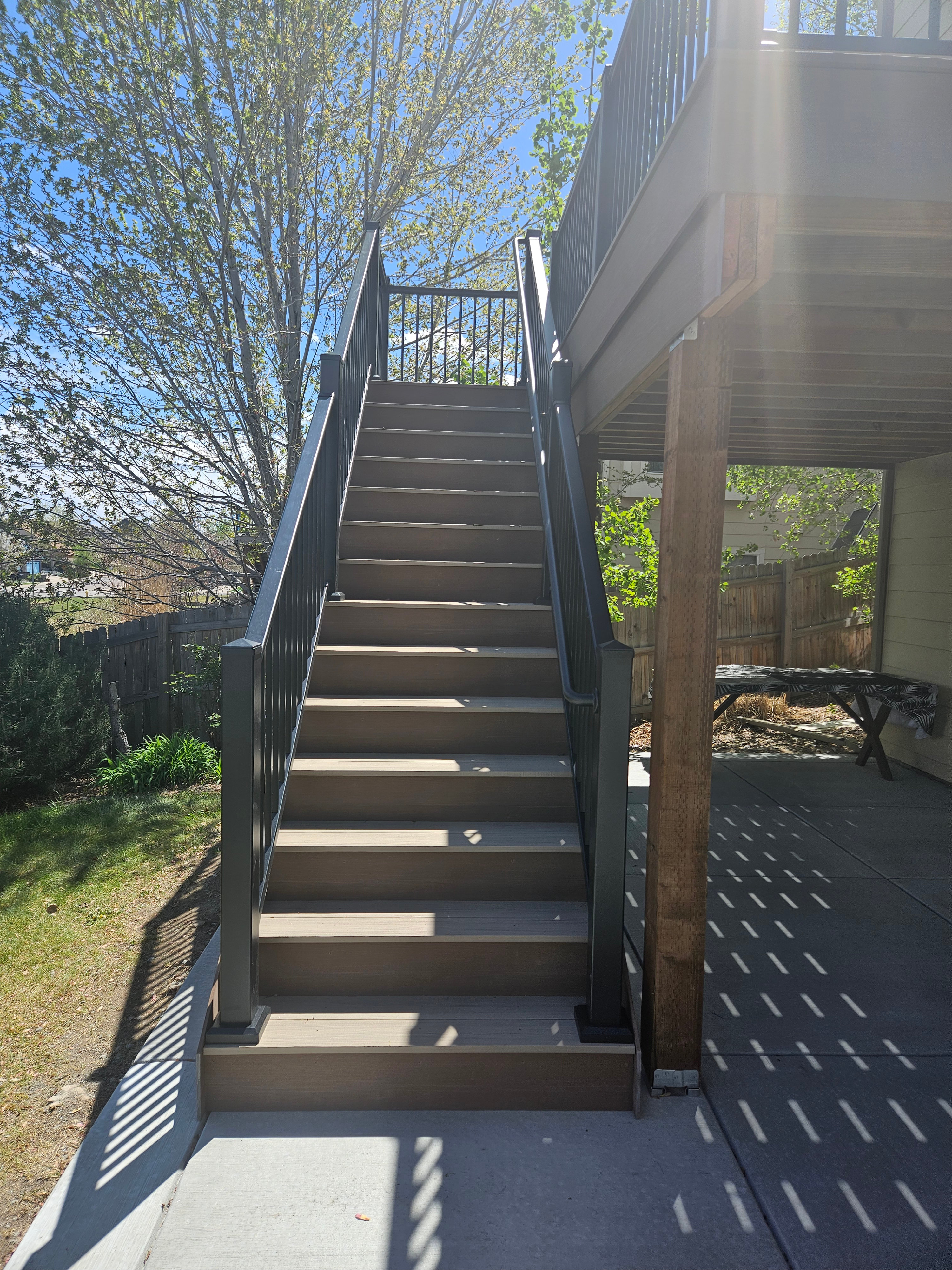 2025.04.30 Stairs, Deck, and Patio. After 3