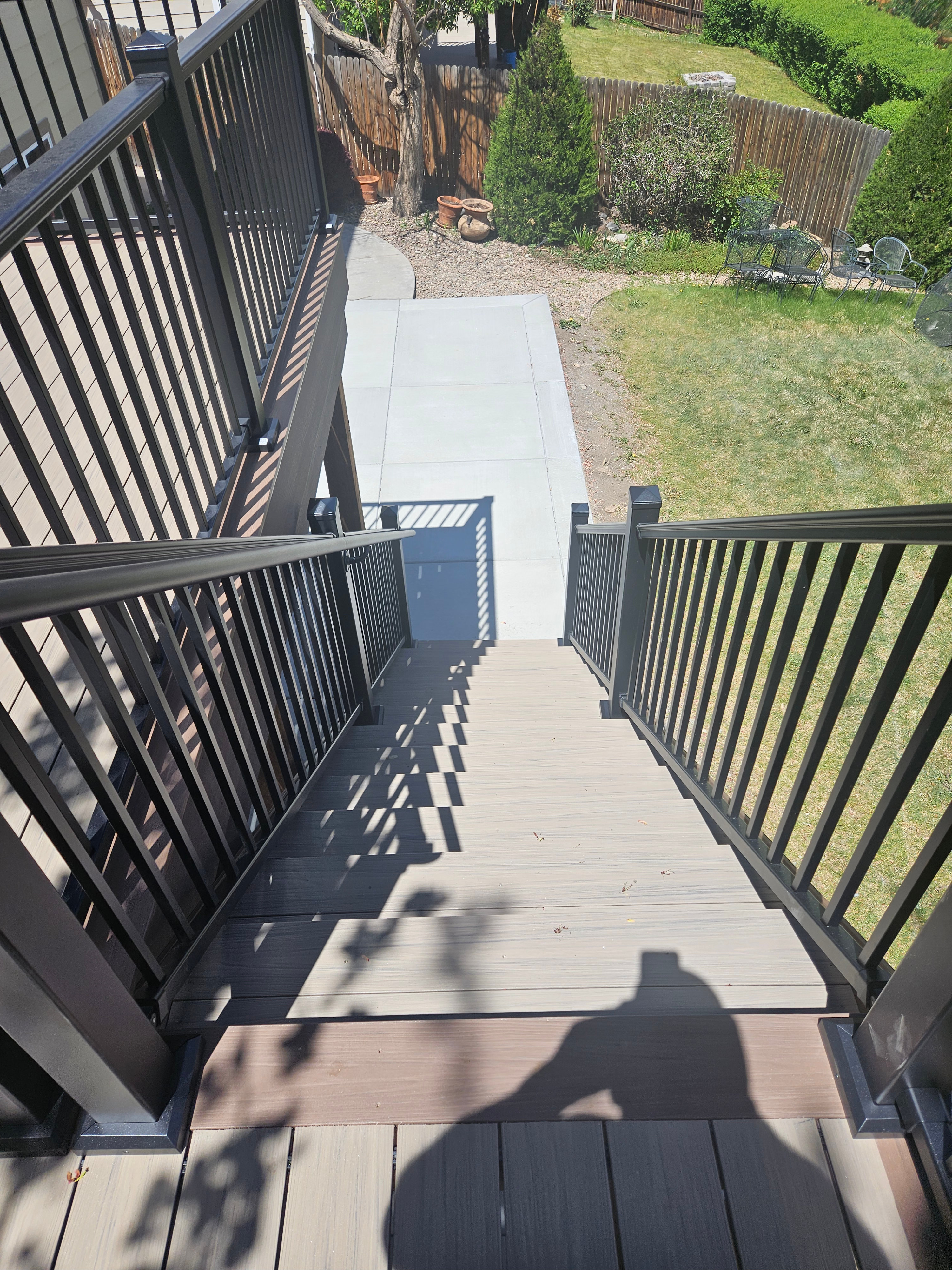 2025.04.30 Stairs, Deck, and Patio. After 2