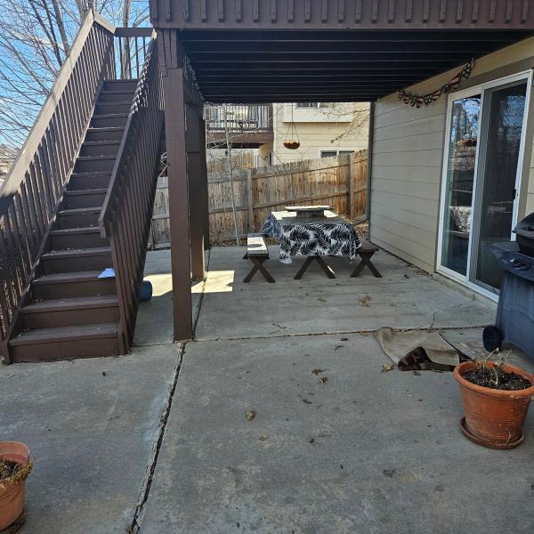 2025.04.30 Stairs, Deck, and Patio. Before 3